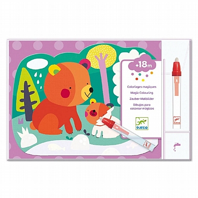 Ζωγραφίζω με μαρκαδόρο νερού - Αρκουδάκια & ζωάκια - Djeco Ζωγραφίζω με μαρκαδόρο νερού - Αρκουδάκια & ζωάκια - Djeco