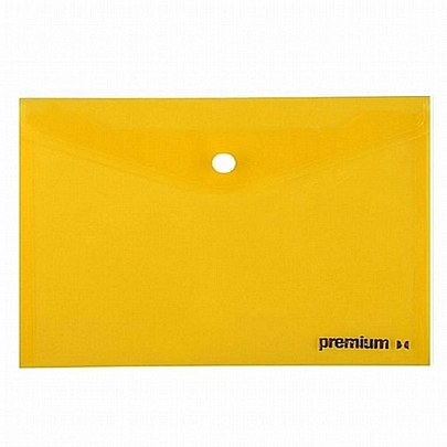 Φάκελος με κουμπί - Premium Ημιδιαφανής Κίτρινος (Α4) - A&G Φάκελος με κουμπί - Premium Ημιδιαφανής Κίτρινος (Α4) - A&G
