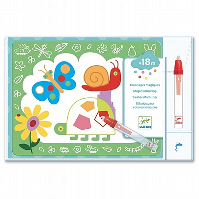 Ζωγραφίζω με μαρκαδόρο νερού - Ζωάκια & αντικείμενα - Djeco Ζωγραφίζω με μαρκαδόρο νερού - Ζωάκια & αντικείμενα - Djeco