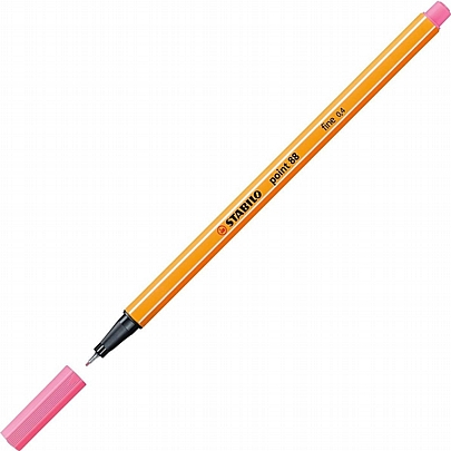 Στυλό μαρκαδοράκι - Light Pink (0.4mm) - Stabilo Point 88
