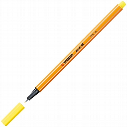 Στυλό μαρκαδοράκι - Lemon Yellow (0.4mm) - Stabilo Point 88 Στυλό μαρκαδοράκι - Lemon Yellow (0.4mm) - Stabilo Point 88