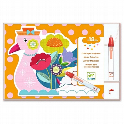 Ζωγραφίζω με μαρκαδόρο νερού - Χαρούμενα ζωάκια - Djeco Ζωγραφίζω με μαρκαδόρο νερού - Χαρούμενα ζωάκια - Djeco