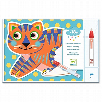 Ζωγραφίζω με μαρκαδόρο νερού - Πολύχρωμα ζωάκια - Djeco Ζωγραφίζω με μαρκαδόρο νερού - Πολύχρωμα ζωάκια - Djeco