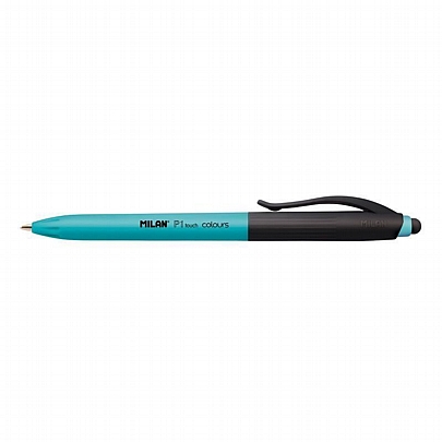 Στυλό Διαρκείας & Γραφίδα αφής - Γαλάζιο (1.0mm) - Milan P1 Touch Colours