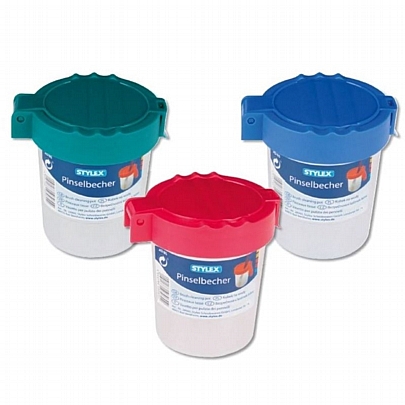 Δοχείο καθαρισμού πινέλων 1 θέσης (140ml) - Stylex Δοχείο καθαρισμού πινέλων 1 θέσης (140ml) - Stylex