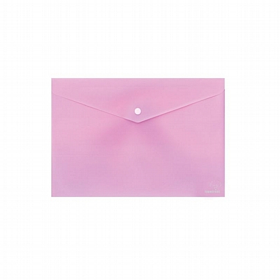Φάκελος με κουμπί - Pastel Ροζ (Α5) - Typotrust