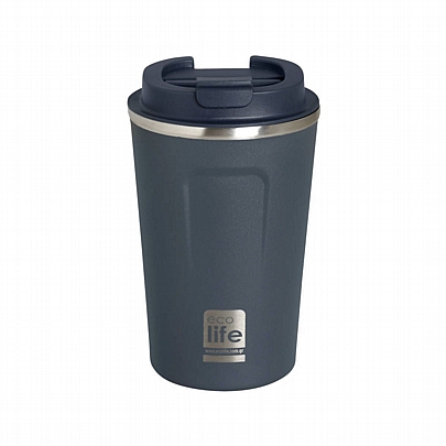 Θερμός coffee μεταλλικό - Dark Blue (370ml) - Ecolife