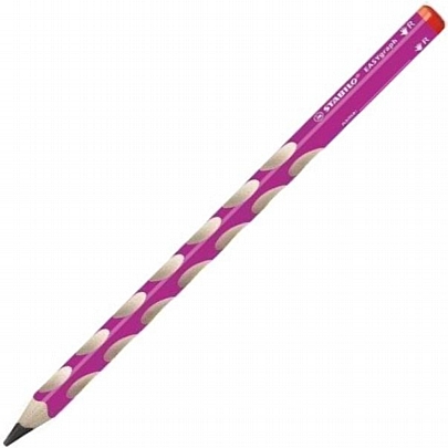 Μολύβι για Δεξιόχειρες - Ροζ (ΗΒ) - Stabilo Easygraph Jumbo