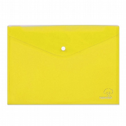Φάκελος με κουμπί - Κίτρινος (Α4) - Typotrust