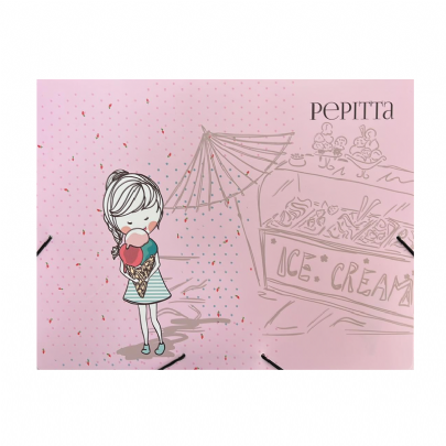 Κουτί με λάστιχο - Pepitta Icecream (25x35x3) - A&G
