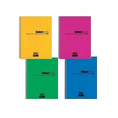 Τετράδιο σπιράλ Β5 - 4 θέματα SelectBook (120Φ.) - Salkopaper Τετράδιο σπιράλ Β5 - 4 θέματα SelectBook (120Φ.) - Salkopaper