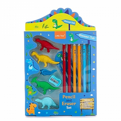 Σετ γραφικής ύλης - Dinosaur Club (13τμχ.) - Little Tree Σετ γραφικής ύλης - Dinosaur Club (13τμχ.) - Little Tree