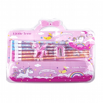 Κασετίνα & Σετ γραφικής ύλης - Unicorn Dream (9τμχ.) - Little Tree Κασετίνα & Σετ γραφικής ύλης - Unicorn Dream (9τμχ.) - Little Tree