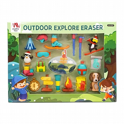 Σετ σβήστρες - Eξερεύνηση (18τμχ.) - Qihao Σετ σβήστρες - Eξερεύνηση (18τμχ.) - Qihao