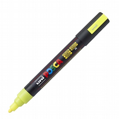 Ακρυλικός μαρκαδόρος - Fluo Yellow (1.8-2.5mm) - UniPosca Pc-5M