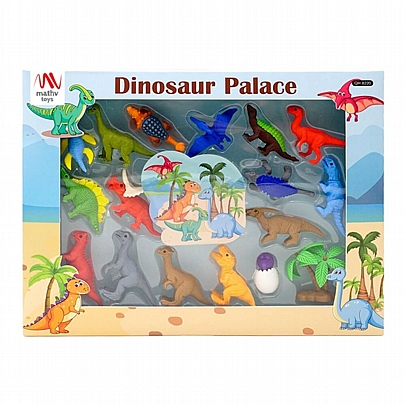 Σετ σβήστρες - Το Παλάτι των Δεινοσαύρων (17τμχ.) - Qihao Σετ σβήστρες - Το Παλάτι των Δεινοσαύρων (17τμχ.) - Qihao