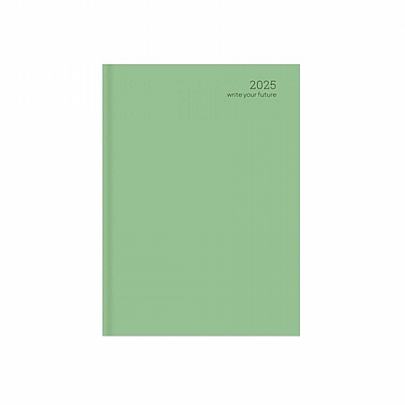 Ημερήσιο Ημερολόγιο Simple Velvet Edition 2025 - Light Green (12x17) - AdBook