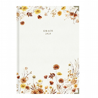 Ημερήσιο Ημερολόγιο Grace 2025 - Summer Flowers (17x25) - AdBook