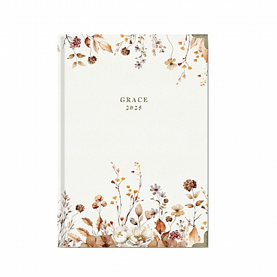 Ημερήσιο Ημερολόγιο Grace 2025 - Wildflowers (14x21) - AdBook