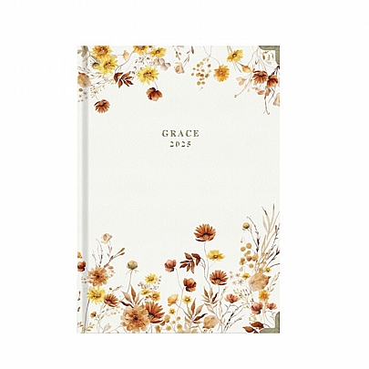 Ημερήσιο Ημερολόγιο Grace 2025 - Summer Flowers (14x21) - AdBook