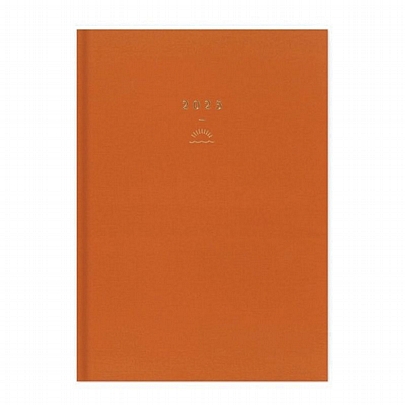 Εβδομαδιαίο Ημερολόγιο Vie 2025 - Dark Orange (17x25) - AdBook