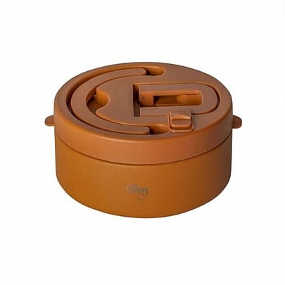 Φαγητοδοχείο θερμός από Χάλυβα με Διαχωριστικό - Caramel (400ml) - Citron Φαγητοδοχείο θερμός από Χάλυβα με Διαχωριστικό - Caramel (400ml) - Citron