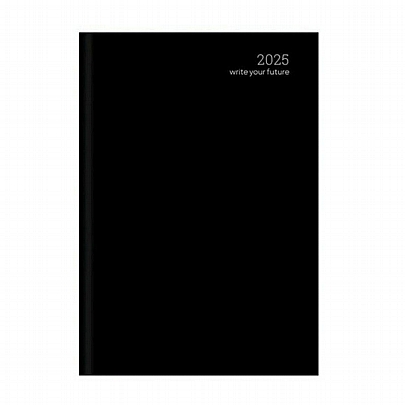 Ημερολόγιο Εβδομαδιαίο Simple Velvet Edition 2025 - Black (17x25) - AdBook