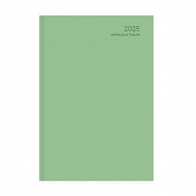 Ημερολόγιο Εβδομαδιαίο Simple Velvet Edition 2025 - Light Green (17x25) - AdBook