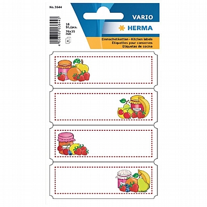 Αυτοκόλλητες ετικέτες - Βαζάκια (16τμχ.) - Herma Αυτοκόλλητες ετικέτες - Βαζάκια (16τμχ.) - Herma