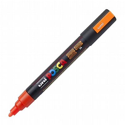 Ακρυλικός μαρκαδόρος - Fluo Orange (1.8-2.5mm) - UniPosca Pc-5M