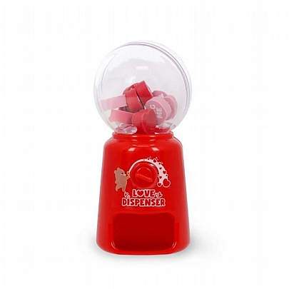 Mini Eraser Dispenser - Love Dispenser (16τμχ.) - Legami