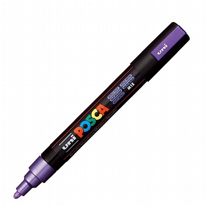 Ακρυλικός μαρκαδόρος - Metallic Violet (1.8-2.5mm) - UniPosca Pc-5M