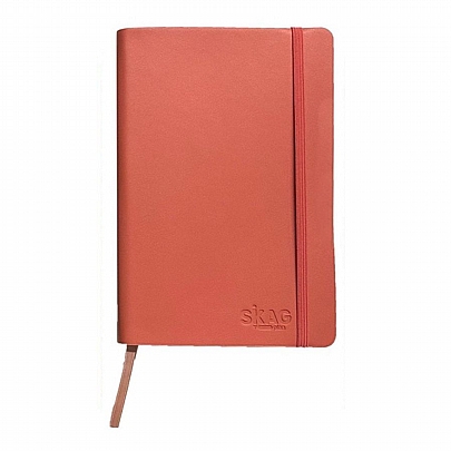 Σημειωματάριο ριγέ με λάστιχο - Κόκκινο (14x21) - Skag Σημειωματάριο ριγέ με λάστιχο - Κόκκινο (14x21) - Skag