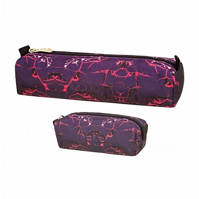 Κασετίνα βαρελάκι & πορτοφολάκι - Purple, Pink & Fuchsia - Polo Wallet Craft