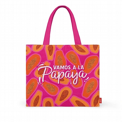 Μεγάλη Tσάντα παραλίας - Papaya (47x37εκ.) - Legami