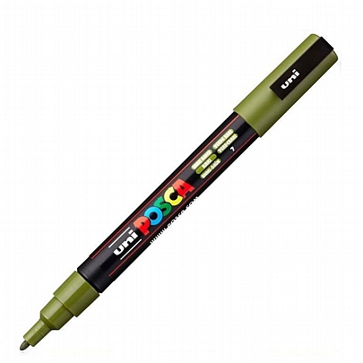 Ακρυλικός μαρκαδόρος - Khaki Green (0.9-1.3mm) - UniPosca Pc-3M