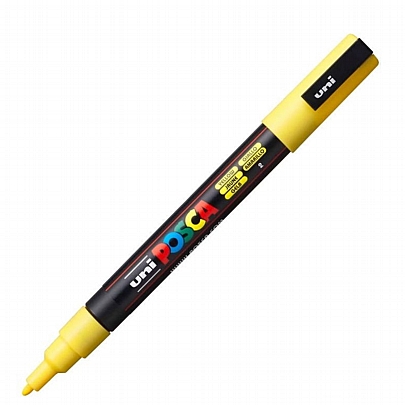 Ακρυλικός μαρκαδόρος - Yellow (0.9-1.3mm) - UniPosca Pc-3M