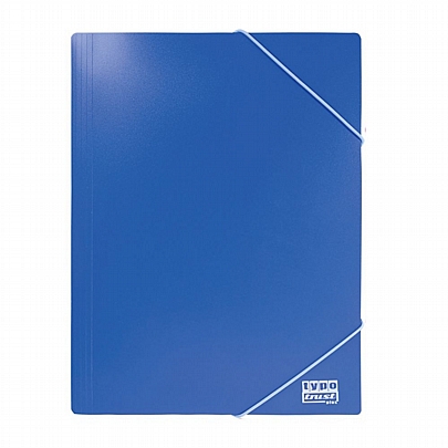 Πλαστικός φάκελος με λάστιχο - Pastel Μπλε & Γαλάζιο (25x35) - Typotrust