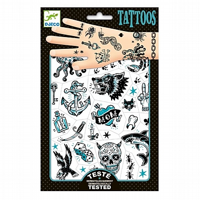 Τατουάζ για παιδιά - Black & White - Djeco