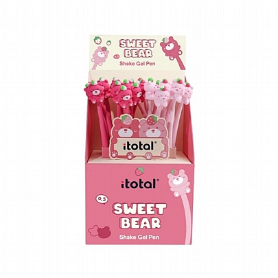 Στυλό Gel Flexible Sweet Bear - Μπλε (0.5mm) - I-total