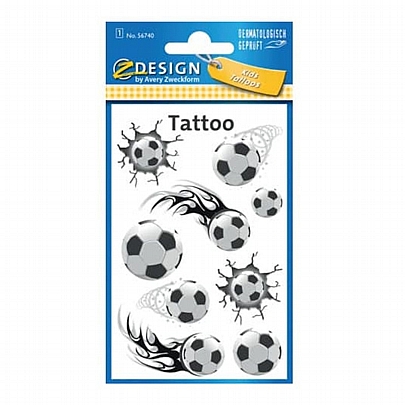 Τατουάζ για παιδιά - Football (9τμχ.) - ZDesign