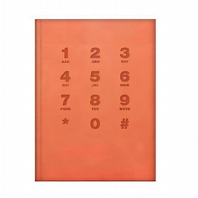 Τηλεφωνικό Ευρετήριο με Ανάγλυφο Εξώφυλλο - Orange (17x24) - The Writing Fields