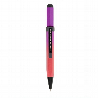 Στυλό Mini πολυτελείας & γραφίδα αφής Pink Gradient - Μαύρο (1.0mm) - Legami