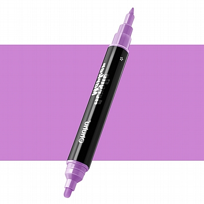 Ακρυλικός μαρκαδόρος διπλής μύτης - Pastel Lilac (0.7-2mm & 1.7-3mm) - Ohuhu Arcrylic