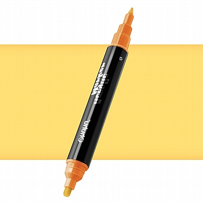 Ακρυλικός μαρκαδόρος διπλής μύτης - Neon Orange (0.7-2mm & 1.7-3mm) - Ohuhu Arcrylic