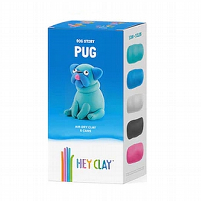 Κατασκευές από Πηλό (Air Dry) - Pug - Hey Clay