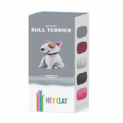 Κατασκευές από Πηλό (Air Dry) - Bull Terrier - Hey Clay