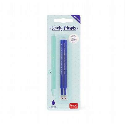 Ανταλλακτικά για Gel στυλό - Μπλε (0.5mm/2τμχ.) - Legami