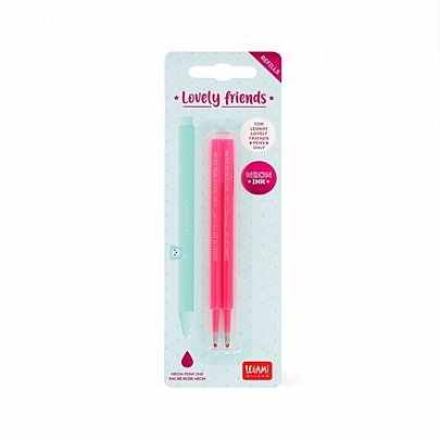Ανταλλακτικά για Gel στυλό - Neon Ροζ (0.5mm/2τμχ.) - Legami