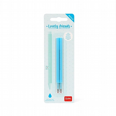 Ανταλλακτικά για Gel στυλό - Γαλάζιο (0.5mm/2τμχ.) - Legami